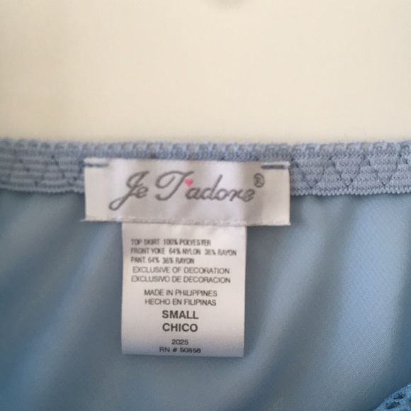 Je T'adore Babydoll Camisole Lace Cami Tank Top Chiffon - Picture 5 of 14